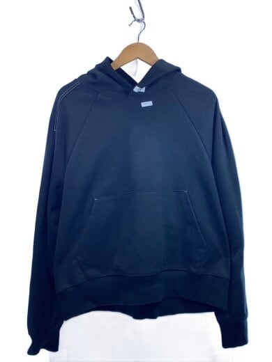 商品画像：パーカー/L/コットン/BLK/無地/BN01SSHD0101BK 1