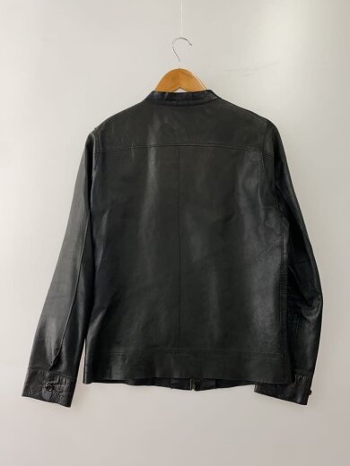 商品画像：シングルライダースジャケット/44/レザー/BLK/無地// 2