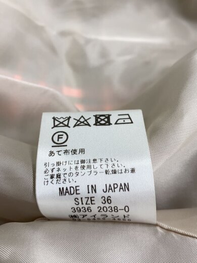 商品画像：トレンチコート/36/コットン/BEG/チェック/3936 2038-0// 4