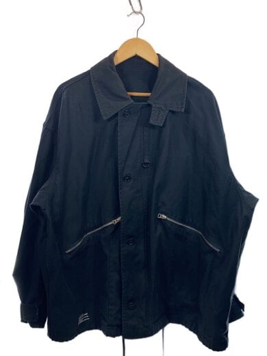 商品画像：ジャケット/FREE/コットン/BLK/無地/FSW-22-CT_25 1