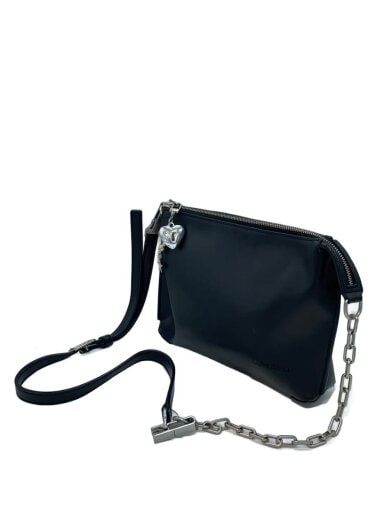 商品画像：ショルダーバッグ/PVC/BLK 2