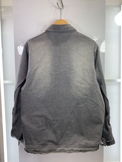 商品画像：Gジャン/L/コットン/GRY/無地/GRAJK982 2