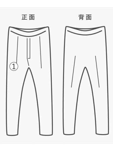 商品画像：スラックスパンツ/--/ポリエステル/NVY/無地// 7