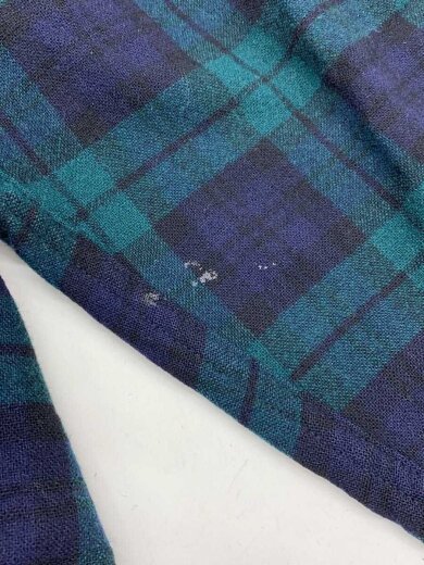 商品画像：60S/ボードシャツ/ブラックウォッチ/長袖シャツ/XL/ウール/GRN 8