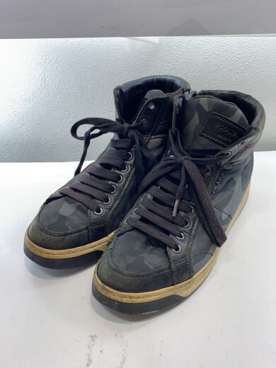 商品画像：ハイカットスニーカー/カモフラ/37.5/KHK/ナイロン/3T5770// 2