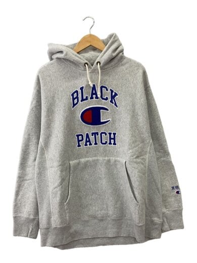 商品画像：パーカー/XL/コットン/GRY/C8-W132/×THE BLACK EYE PATCH/REVERSE WAVE 1