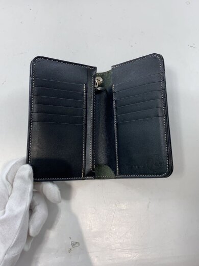 商品画像：2つ折り財布/--/BLK/無地/メンズ// 7