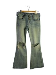 23ss/FADED BELL-BOTTOM DENIM PANTS/32/デニム/IDG/23sspt03
