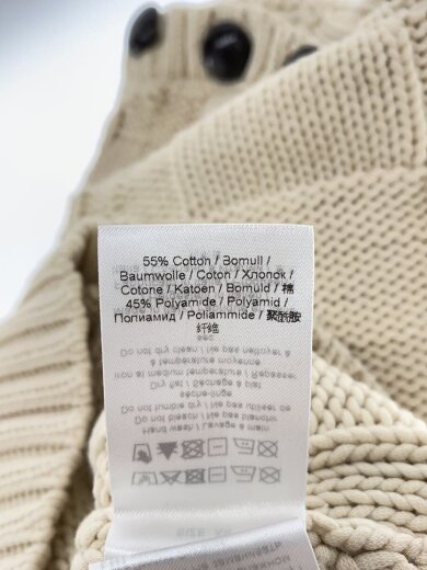 商品画像：ニットベスト(厚手)/XS/コットン/BEG/2549 5