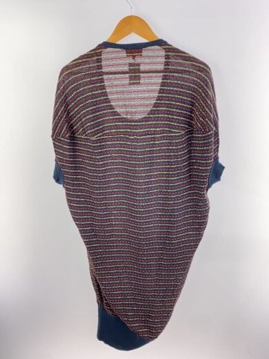 商品画像：チェニック/半袖ワンピース/2/コットン/マルチカラー/ボーダー/16-01-131040 2