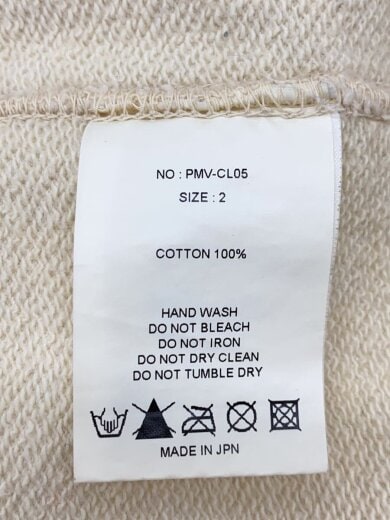 商品画像：ヘンリーネック/パーカー/2/コットン/CRM/PMV-CL05 4