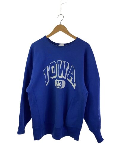 画像：Champion90s/USA製/REVERSE WEAVE/IOWA/2段カプセル/スウェット/XL/コットン/BLU1