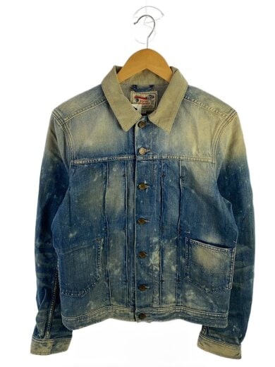 商品画像：襟コーデユロイ/Gジャン/M/デニム/IDG 1