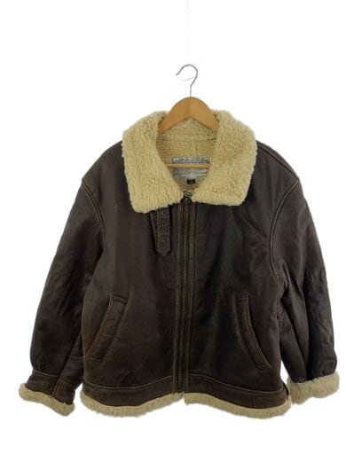 商品画像：AITOZ/90s/ムートンジャケット/フライトジャケット/LL/レザー/BRW 1