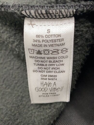 商品画像：Established Zip Hoodie/ジップパーカー/S/コットン/BLK/118597 5