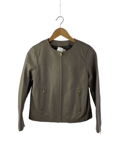 商品画像：レザージャケット・ブルゾン/FREE/羊革/GRY 1