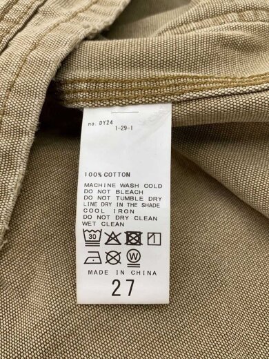 商品画像：25SS/5 1/2 DUCK COVERALLS/27/コットン/BEG/25-011-200-2010-1-0 4