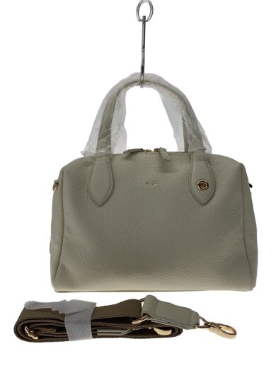 商品画像：ハンドバッグ/レザー/WHT/B23527S 1