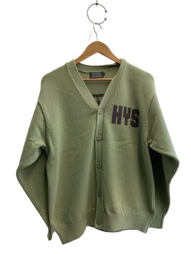 商品画像：25AW/BAD ASS MAMA編込/カーディガン(厚手)/M/コットン/GRN/02253ND01 1