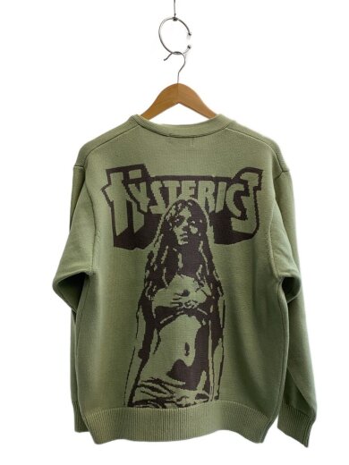 商品画像：25AW/BAD ASS MAMA編込/カーディガン(厚手)/M/コットン/GRN/02253ND01 2