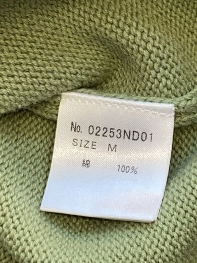 商品画像：25AW/BAD ASS MAMA編込/カーディガン(厚手)/M/コットン/GRN/02253ND01 4