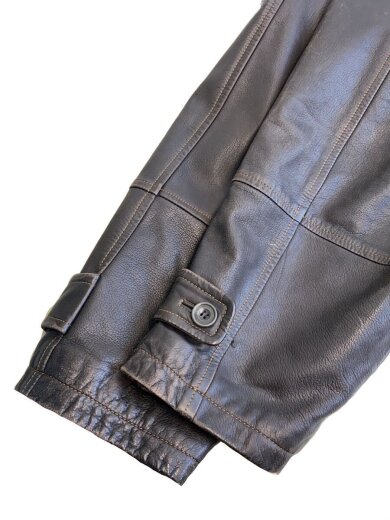 商品画像：レザ-ダッフル/レザージャケット・ブルゾン/L/羊革/BRW 5