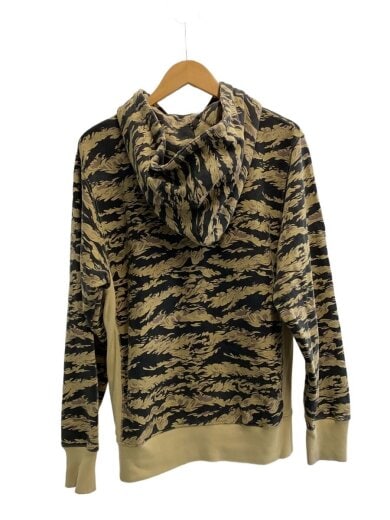 商品画像：00s/タイガーカモ/ジップパーカー/M/コットン/BEG/カモフラ 2