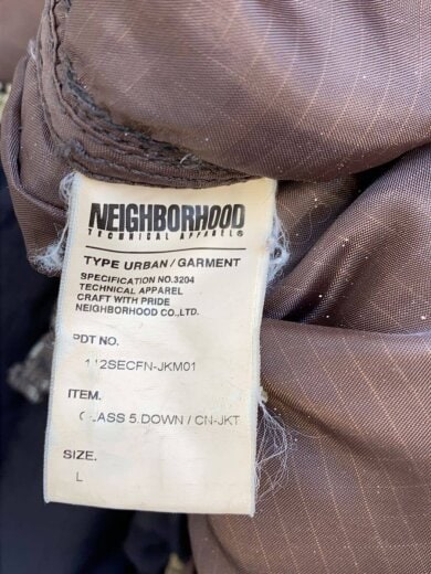 商品画像：CLASS 5 DOWN/ダウンジャケット/L/ナイロン/BLK/112SECFN-JKM01 4