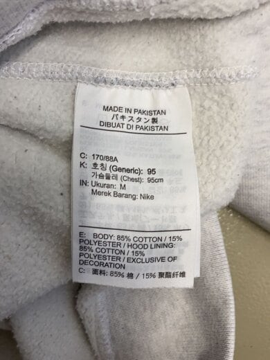 商品画像：Solo Swoosh Fleece Pullover Hoodie/M/コットン/GRY/dx1356-051 4