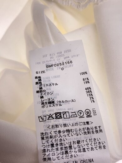 商品画像：レーストリムコットンミニワンピース/キャミワンピース/0/コットン/WHT/SWF0252166// 4
