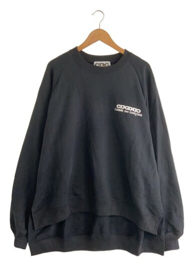 商品画像：OVERSIZED LONG BACK SWEATSHIRT/スウェット/M/コットン/BLK/SZ-T078// 1