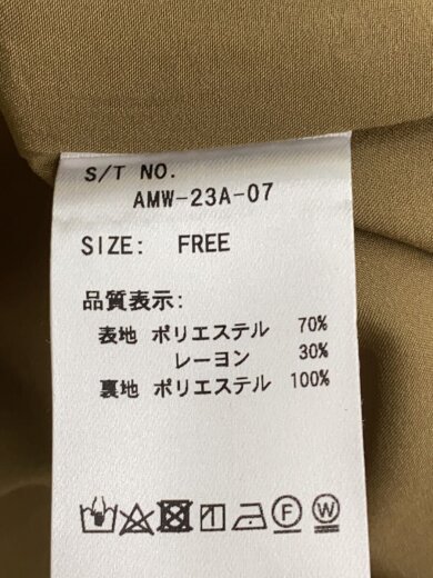商品画像：カットオフデザイン/ノースリーブワンピース/FREE/ポリエステル/GRY/無地/AMW-23A-07// 4