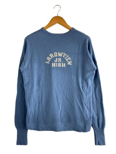 商品画像：21AW/Cashmere Logo Knit Pu/FREE/カシミア/BLU/20-080-560-0116-3-0// 1