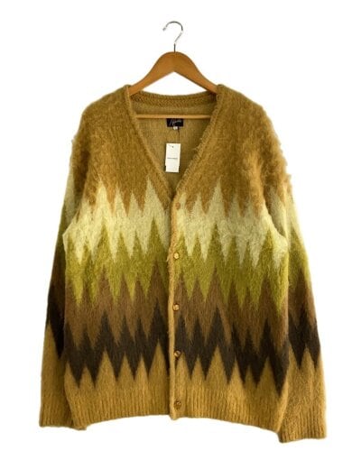 商品画像：22AW Mohair Cardigan Zigzag/L/モヘア/YLW/LQ274// 1