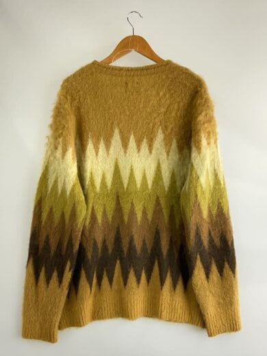 商品画像：22AW Mohair Cardigan Zigzag/L/モヘア/YLW/LQ274// 2
