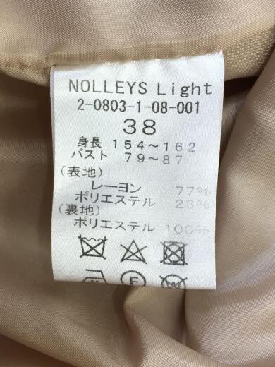 画像：NOLLEY’Sトレンチコート/38/レーヨン/BEG/2-0803-1-08-0014