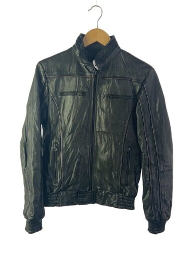 商品画像：レザージャケット・ブルゾン/2/山羊革/BLK// 1