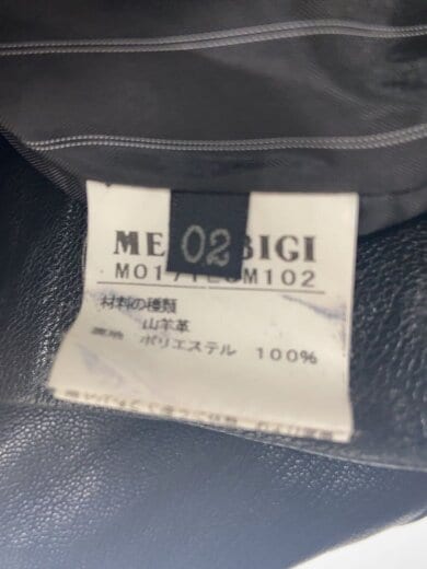 商品画像：レザージャケット・ブルゾン/2/山羊革/BLK// 4