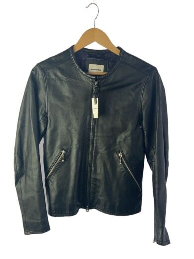 商品画像：レザージャケット・ブルゾン/S/羊革/BLK// 1