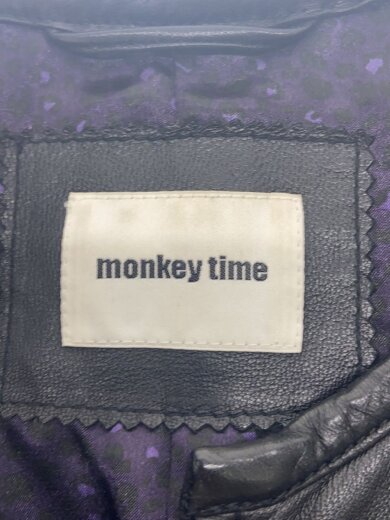 商品画像：レザージャケット・ブルゾン/S/羊革/BLK// 3