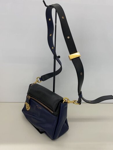 商品画像：ショルダーバッグ/レザー/NVY/m0010980 2