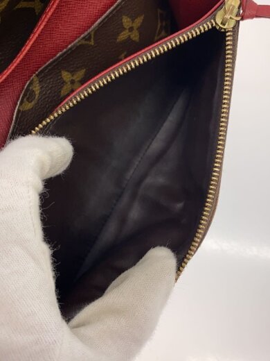 商品画像：ポルト・フォイユ・エミリー_モノグラム・キャンバス_ルージュ/PVC/BRW/総柄/レディース 5