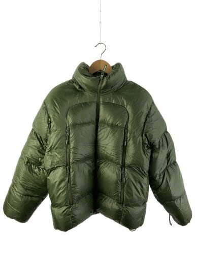 商品画像：ダウンジャケット/S/ナイロン/KHK/無地/featherweight down puffer jacket 1