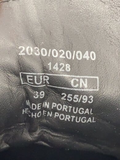 商品画像：レースアップブーツ/25.5cm/BLK/レザー 5