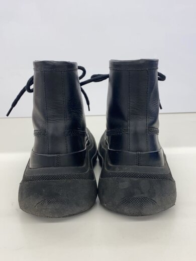 商品画像：レースアップブーツ/25.5cm/BLK/レザー 6