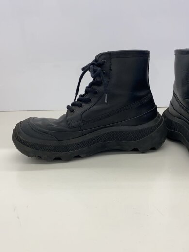 商品画像：レースアップブーツ/25.5cm/BLK/レザー 8