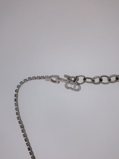 商品画像：ネックレス/--/ラインストーン/SLV/トップ有/レディース/Dロゴ/ファイアー 3