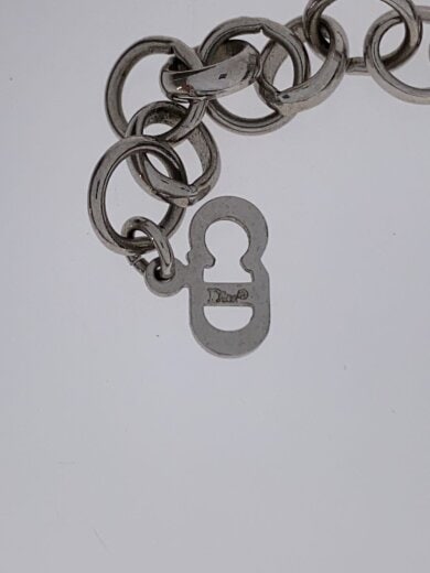 商品画像：ネックレス/--/ラインストーン/SLV/トップ有/レディース/Dロゴ/ファイアー 4