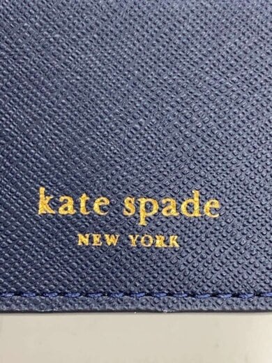 商品画像：2つ折り財布/レザー/NVY/花柄/レディース 3