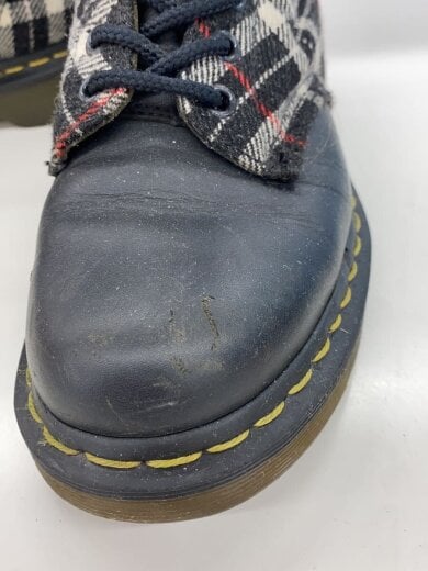 商品画像：レースアップブーツ/UK4/BLK/レザー/チェック/1B99 9